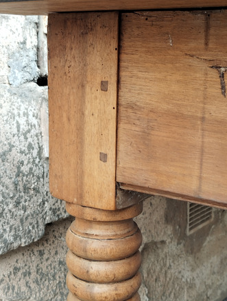 Ancienne grande table de ferme Louis Philippe XIXème