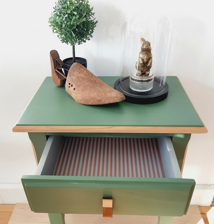 Chevet vert jardin à la française