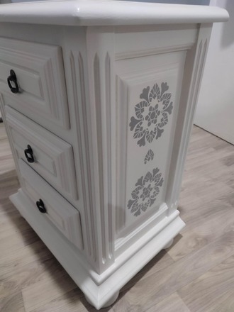 Chiffonnier relooké lin clair