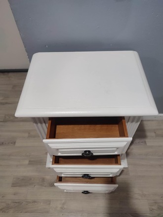 Chiffonnier relooké lin clair