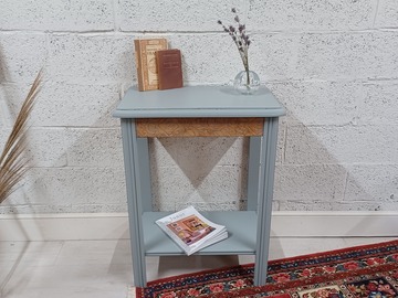 Vente avec paiement en ligne: Console art déco bleu gris