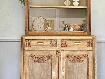 Vente avec paiement en ligne: Buffet parisien deux corps art déco 