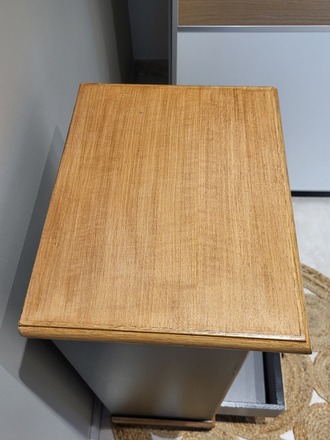 Meuble d'appoint bois et noir
