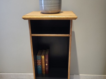 Vente avec paiement en ligne: Meuble d'appoint bois et noir