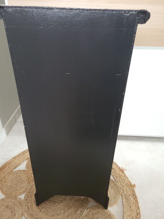 Meuble d'appoint bois et noir