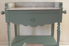 Vente avec paiement en ligne: Coiffeuse marbre et bois