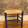 Vente avec paiement en ligne: Grand Tabouret Breton bleu nuit