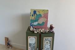 Vente avec paiement en ligne: Armoirette de poupée verte 