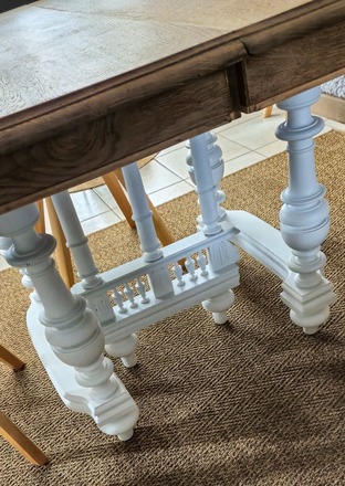 Table campagnarde Henri II extensible 