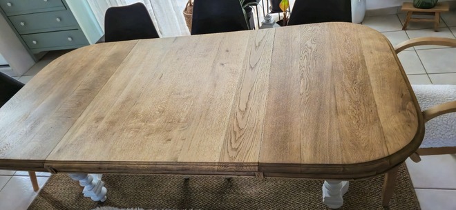 Table campagnarde Henri II extensible 