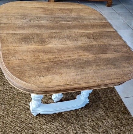 Table campagnarde Henri II extensible 