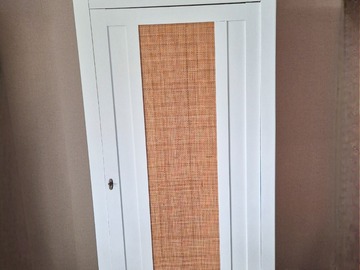 Vente avec paiement en ligne: Armoire parisienne lin intérieur fleuri