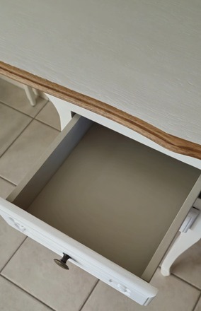 Bureau Louis XV couleur Neige 