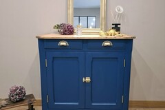 Vente avec paiement en ligne: Petit buffet parisien bleu maritime