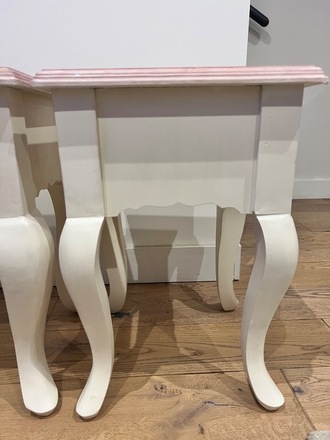 Duo de chevet blanc et pavot