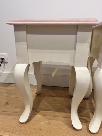 Duo de chevet blanc et pavot