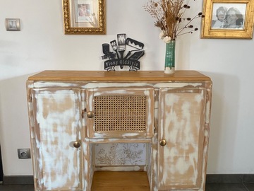 Vente avec paiement en ligne: Buffet Mado transformé style industriel 