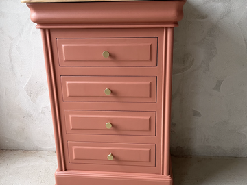 Vente avec paiement en ligne: Chiffonnier 5 tiroirs couleur Koi