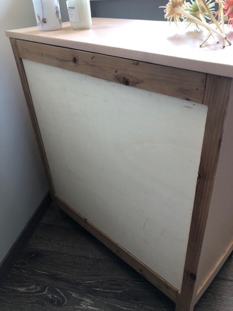 Commode vintage année 50 couleur pêche