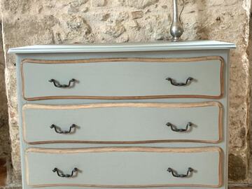 Vente avec paiement en ligne: Commode 3 tiroirs vert laurier