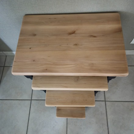 Tables d'appoint gigognes en chêne