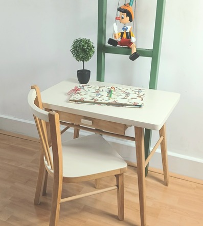Ensemble bureau et chaise Baumann