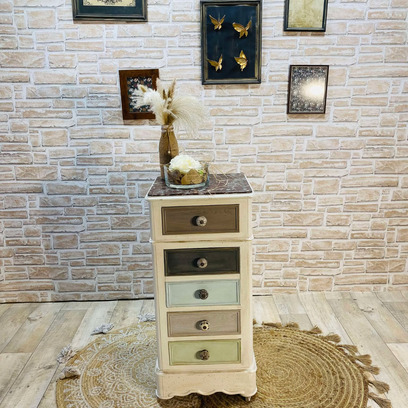 Vente avec paiement en ligne: Chiffonnier 5 tiroirs 