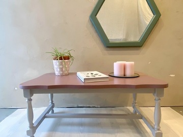 Vente avec paiement en ligne: Table basse rose