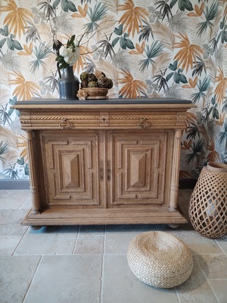 Buffet en bois naturel 