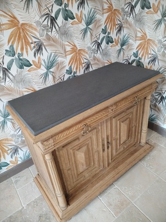 Buffet en bois naturel 