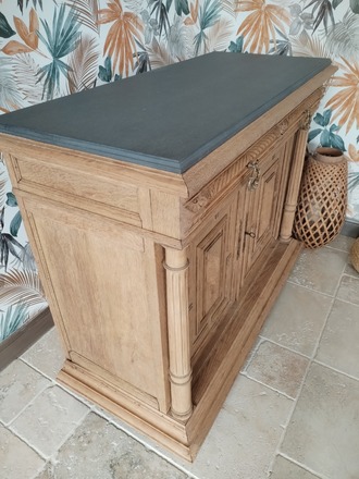 Buffet en bois naturel 