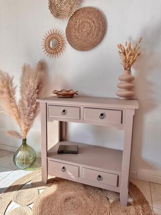 Augustine. Console taupe clair