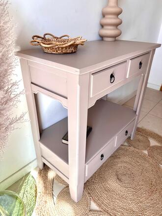 Augustine. Console taupe clair