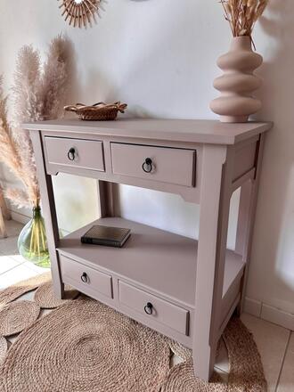 Augustine. Console taupe clair