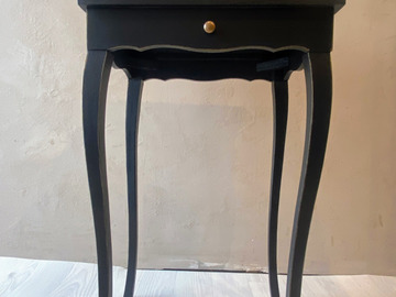 Vente avec paiement en ligne: Table d'appoint noire, chevet, console, sellette 