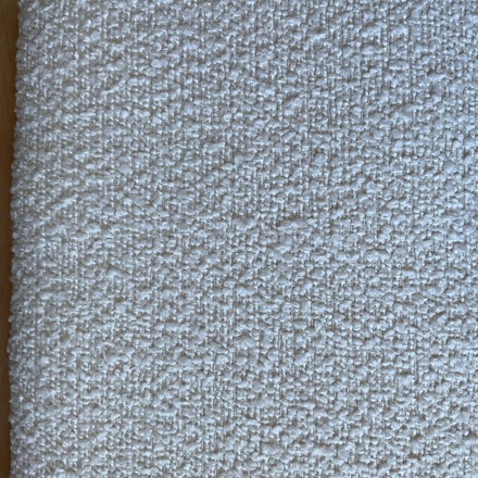 Banc coffre vintage tissu bouclette banc