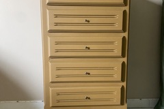 Vente avec paiement en ligne: Chiffonnier 5 tiroirs couleur Bronze