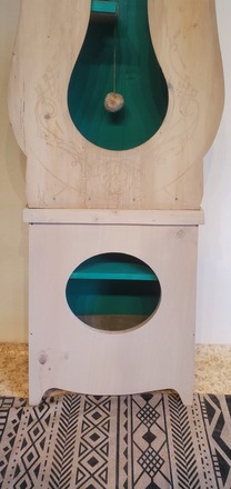 Alibert l'horloge arbre à chat