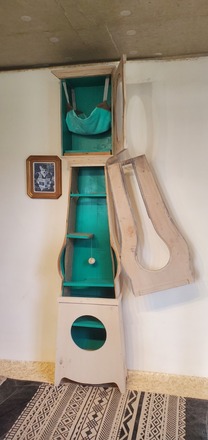 Alibert l'horloge arbre à chat