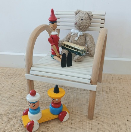 Chaise Baumann en bois courbe 