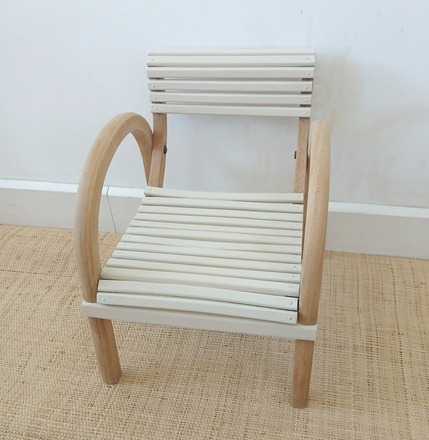 Chaise Baumann en bois courbe 