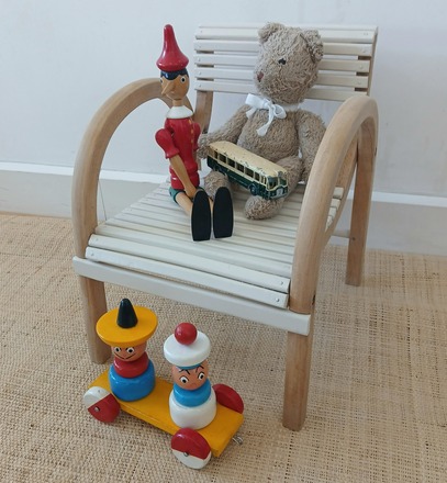 Chaise Baumann en bois courbe 