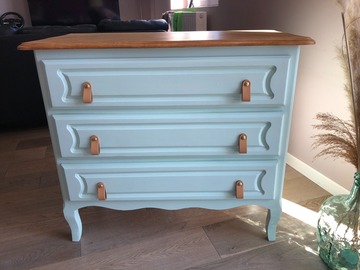 Vente avec paiement en ligne: Commode vert d'eau