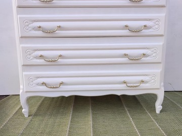 Vente avec paiement en ligne: Commode art déco blanc