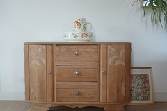 Vente avec paiement en ligne: Buffet Art Déco en chêne massif Charles