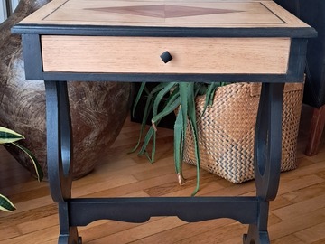 Vente avec paiement en ligne: Table d'appoint noir satiné