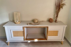 Vente avec paiement en ligne: Enfilade ou petit meuble bas beige mat