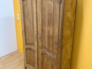 Vente avec paiement en ligne: Armoire chêne intérieur camomille