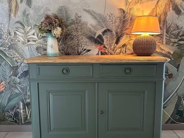 Vente avec paiement en ligne: Grand buffet parisien vert kaki