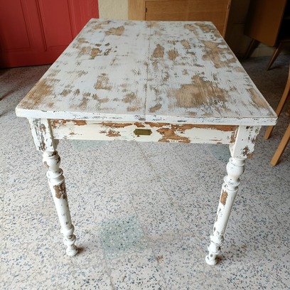 Vente avec paiement en ligne: Table bureau patinée